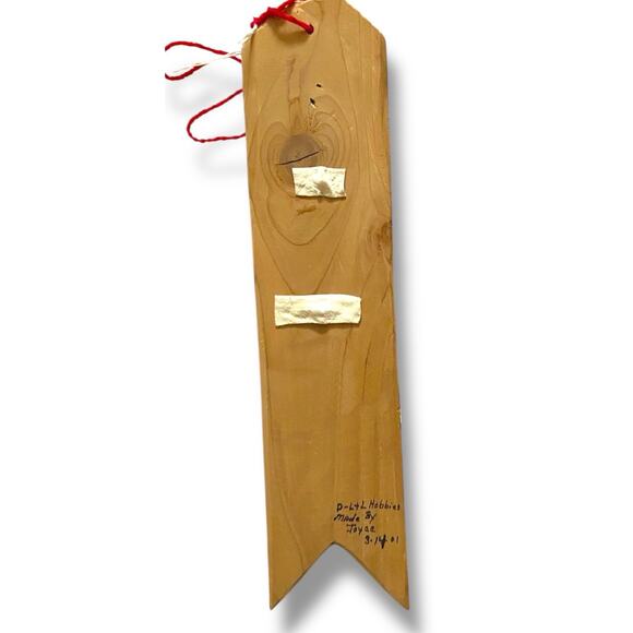 Indian Princess Porcelain Doll Head Signed Plaque - Picture 8 of 10